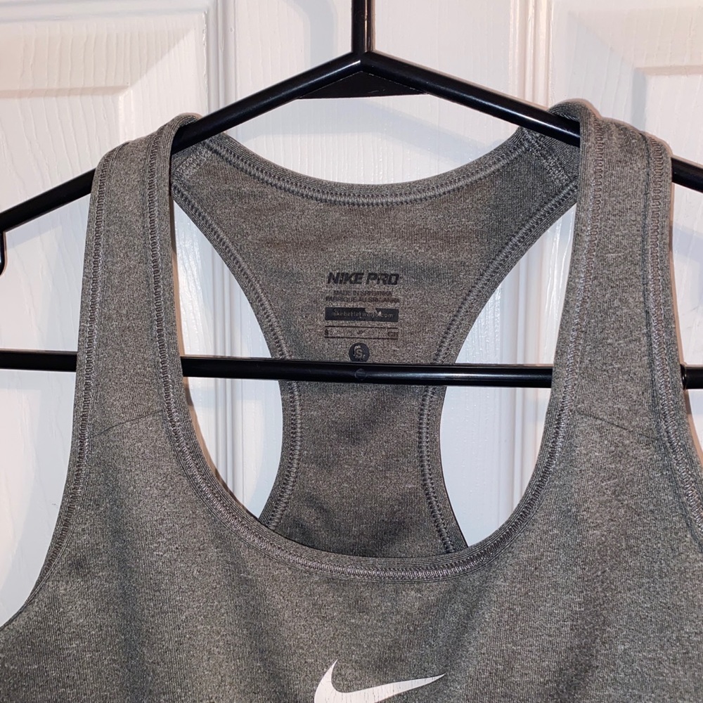 Nike Grey Sports Bra - Picture 2 of 2